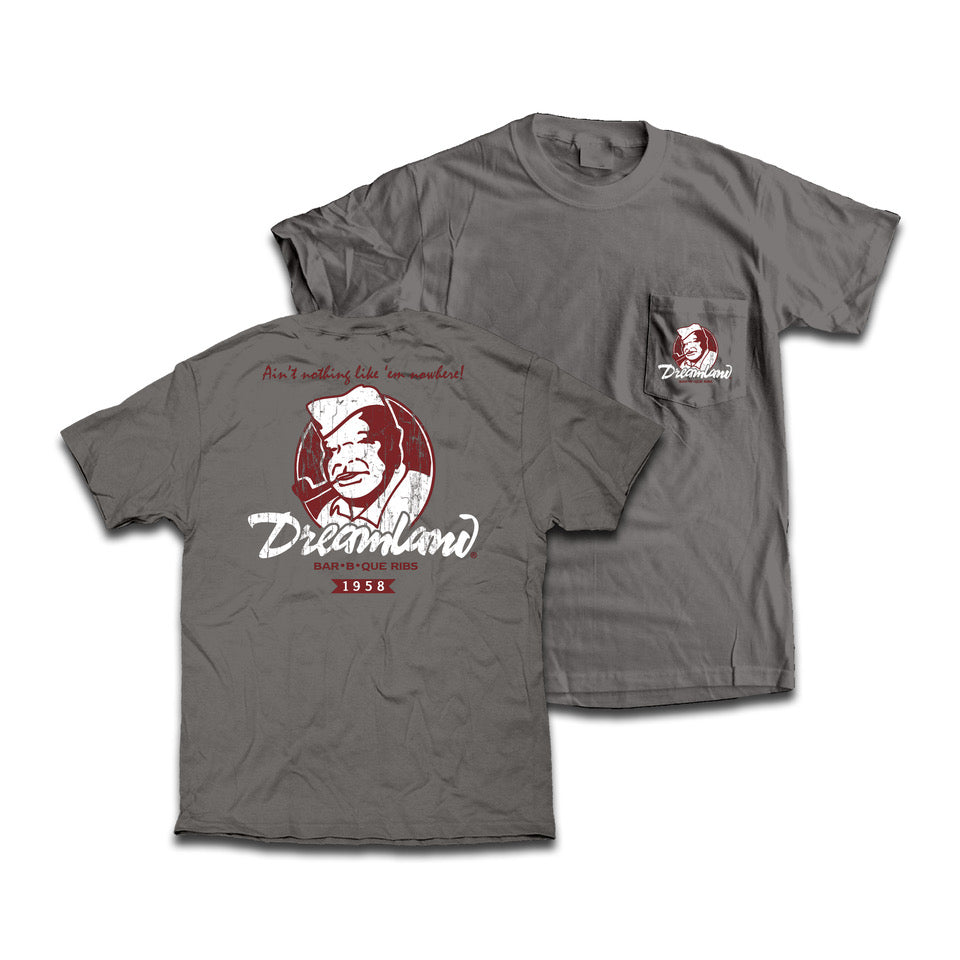 Dreamland Rustic T-Shirt. Color: Gray. $29.99