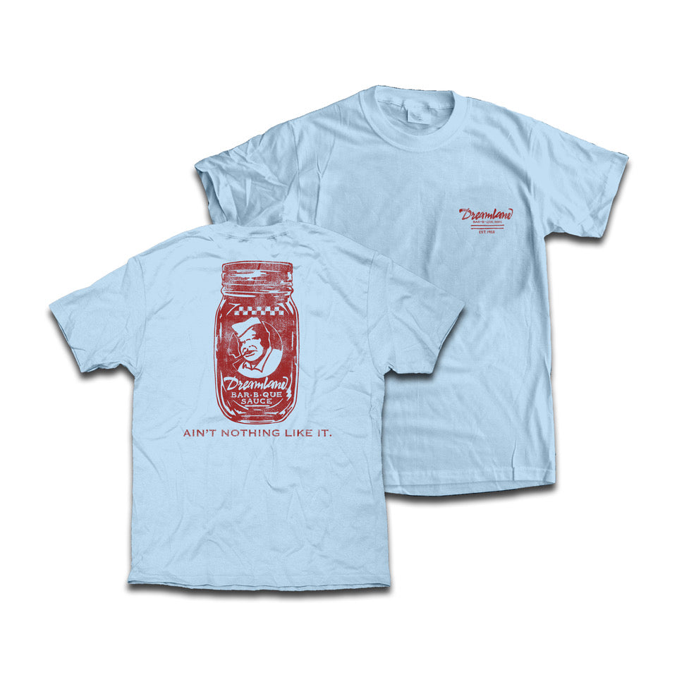Dreamland Sauce T-Shirt. Color: Chambray. $29.99